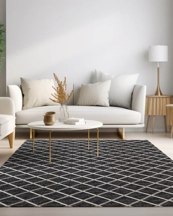 York YO1 Black Rug