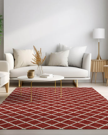 York YO1 Red Rug